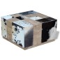 vidaXL Mesa de centro cuero vacuno real 60x60x36 cm vidaXL Mesa de centro cuero vacuno real 60x60x36 cm