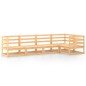 vidaXL Juego de muebles de jardín 5 piezas madera maciza de pino vidaXL Juego de muebles de jardín 5 piezas madera maciza de pino