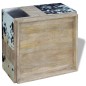 vidaXL Mesa de centro cuero vacuno real 60x60x36 cm vidaXL Mesa de centro cuero vacuno real 60x60x36 cm