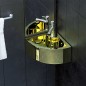 vidaXL Lavabo con rebosadero 45x32x12,5 cm cerámica dorado vidaXL Lavabo con rebosadero 45x32x12,5 cm cerámica dorado