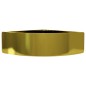 vidaXL Lavabo con rebosadero 45x32x12,5 cm cerámica dorado vidaXL Lavabo con rebosadero 45x32x12,5 cm cerámica dorado
