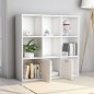vidaXL Estantería de madera contrachapada blanco 98x30x98 cm vidaXL Estantería de madera contrachapada blanco 98x30x98 cm