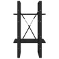 vidaXL Estantería de 2 niveles madera contrachapada negro 40x30x70 cm vidaXL Estantería de 2 niveles madera contrachapada negro 40x30x70 cm