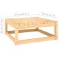 vidaXL Juego de muebles de jardín 4 pzas y cojines madera pino maciza vidaXL Juego de muebles de jardín 4 pzas y cojines madera pino maciza