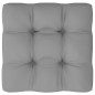 vidaXL Juego de muebles de jardín 12 pzas y cojines madera maciza pino