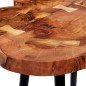 vidaXL Mesa de bar de tronco madera maciza de acacia 90x60x110 cm vidaXL Mesa de bar de tronco madera maciza de acacia 90x60x110 cm