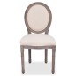 vidaXL Sillas de comedor 2 unidades tela color crema vidaXL Sillas de comedor 2 unidades tela color crema