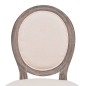 vidaXL Sillas de comedor 2 unidades tela color crema vidaXL Sillas de comedor 2 unidades tela color crema