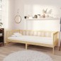 vidaXL Sofá cama con colchón madera de pino maciza 90x200 cm vidaXL Sofá cama con colchón madera de pino maciza 90x200 cm