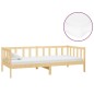 vidaXL Sofá cama con colchón madera de pino maciza 90x200 cm vidaXL Sofá cama con colchón madera de pino maciza 90x200 cm