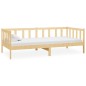 vidaXL Sofá cama con colchón madera de pino maciza 90x200 cm vidaXL Sofá cama con colchón madera de pino maciza 90x200 cm