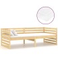 vidaXL Sofá cama con colchón madera de pino maciza 90x200 cm vidaXL Sofá cama con colchón madera de pino maciza 90x200 cm