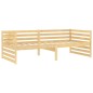 vidaXL Sofá cama con colchón madera de pino maciza 90x200 cm vidaXL Sofá cama con colchón madera de pino maciza 90x200 cm