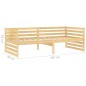 vidaXL Sofá cama con cajones madera de pino maciza 90x200 cm