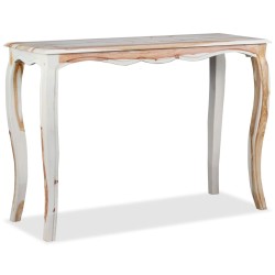 vidaXL Mesa consola de madera maciza de sheesham 110x40x76 cm