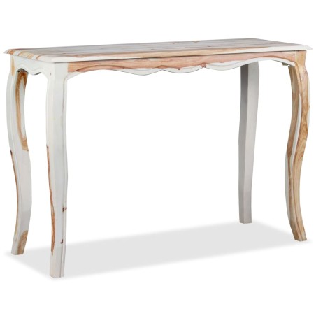 vidaXL Mesa consola de madera maciza de sheesham 110x40x76 cm
