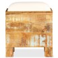 vidaXL Banco de almacenamiento de madera reciclada maciza 40x40x45 cm vidaXL Banco de almacenamiento de madera reciclada maciza 40x40x45 cm