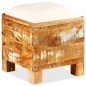 vidaXL Banco de almacenamiento de madera reciclada maciza 40x40x45 cm vidaXL Banco de almacenamiento de madera reciclada maciza 40x40x45 cm