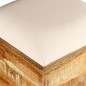 vidaXL Banco de almacenamiento de madera reciclada maciza 40x40x45 cm vidaXL Banco de almacenamiento de madera reciclada maciza 40x40x45 cm