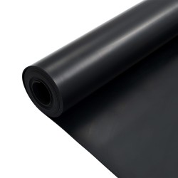 vidaXL Alfombrilla de goma antideslizante lisa 1,2x5 m 2 mm