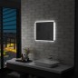 vidaXL Espejo de pared de baño con LED y sensor táctil 60x50 cm vidaXL Espejo de pared de baño con LED y sensor táctil 60x50 cm