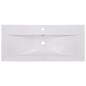 vidaXL Lavabo encastrado de cerámica blanco 91x39,5x18,5 cm