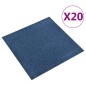 vidaXL Baldosas de suelo de moqueta 20 uds 5 m² 50x50 cm azul oscuro vidaXL Baldosas de suelo de moqueta 20 uds 5 m² 50x50 cm azul oscuro