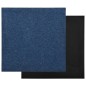 vidaXL Baldosas de suelo de moqueta 20 uds 5 m² 50x50 cm azul oscuro vidaXL Baldosas de suelo de moqueta 20 uds 5 m² 50x50 cm azul oscuro