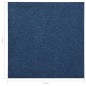 vidaXL Baldosas de suelo de moqueta 20 uds 5 m² 50x50 cm azul oscuro vidaXL Baldosas de suelo de moqueta 20 uds 5 m² 50x50 cm azul oscuro