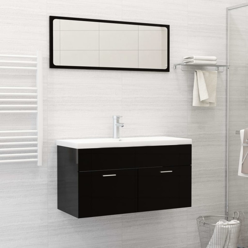 vidaXL Lavabo empotrado con grifo cerámica blanco 91x39x18 cm vidaXL Lavabo empotrado con grifo cerámica blanco 91x39x18 cm