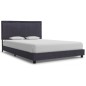 vidaXL Estructura de cama de tela gris oscura 140x200 cm vidaXL Estructura de cama de tela gris oscura 140x200 cm