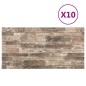 vidaXL Paneles de pared 3D diseño de ladrillo multicolor 10 piezas EPS