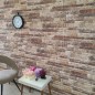 vidaXL Paneles de pared 3D diseño de ladrillo multicolor 10 piezas EPS