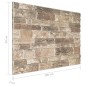 vidaXL Paneles de pared 3D diseño de ladrillo multicolor 10 piezas EPS