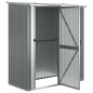 vidaXL Cobertizo de jardín acero galvanizado gris 180,5x97x209,5 cm vidaXL Cobertizo de jardín acero galvanizado gris 180,5x97x209,5 cm