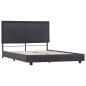 vidaXL Estructura de cama de tela gris oscura 140x200 cm vidaXL Estructura de cama de tela gris oscura 140x200 cm