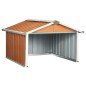 vidaXL Cobertizo para cortacésped acero galvanizado marrón 92x97x63 cm vidaXL Cobertizo para cortacésped acero galvanizado marrón 92x97x63 cm
