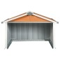 vidaXL Cobertizo para cortacésped acero galvanizado marrón 92x97x63 cm vidaXL Cobertizo para cortacésped acero galvanizado marrón 92x97x63 cm