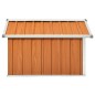 vidaXL Cobertizo para cortacésped acero galvanizado marrón 92x97x63 cm vidaXL Cobertizo para cortacésped acero galvanizado marrón 92x97x63 cm