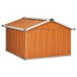 vidaXL Cobertizo para cortacésped acero galvanizado marrón 92x97x63 cm vidaXL Cobertizo para cortacésped acero galvanizado marrón 92x97x63 cm