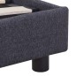 vidaXL Estructura de cama de tela gris oscura 140x200 cm vidaXL Estructura de cama de tela gris oscura 140x200 cm