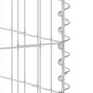 vidaXL Muro gaviones para contenedor basura galvanizado 325x100x110 cm vidaXL Muro gaviones para contenedor basura galvanizado 325x100x110 cm
