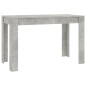 vidaXL Mesa de comedor de madera de ingeniería gris 120x60x76 cm vidaXL Mesa de comedor de madera de ingeniería gris 120x60x76 cm