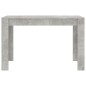 vidaXL Mesa de comedor de madera de ingeniería gris 120x60x76 cm vidaXL Mesa de comedor de madera de ingeniería gris 120x60x76 cm