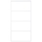 vidaXL Puerta corredera ESG vidrio y aluminio blanca 102,5x205 cm vidaXL Puerta corredera ESG vidrio y aluminio blanca 102,5x205 cm