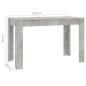 vidaXL Mesa de comedor de madera de ingeniería gris 120x60x76 cm vidaXL Mesa de comedor de madera de ingeniería gris 120x60x76 cm