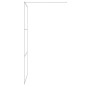 vidaXL Mampara de ducha vidrio ESG transparente plateado 100x195 cm vidaXL Mampara de ducha vidrio ESG transparente plateado 100x195 cm
