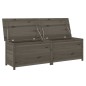 vidaXL Baúl para cojines de jardín madera abeto antracita 200x50x56 cm vidaXL Baúl para cojines de jardín madera abeto antracita 200x50x56 cm
