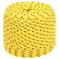 vidaXL Cuerda de barco polipropileno amarillo 6 mm 250 m