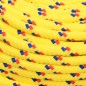 vidaXL Cuerda de barco polipropileno amarillo 6 mm 250 m